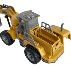 Mașină de lucru excavator cu telecomandă RC cu efecte de lumină la scară 1/30 24 cm imaginea 4