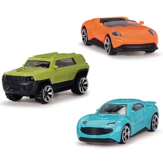 Mașină de transport auto portabilă cu mașinuțe 43cm - Dickie Toys imaginea 4