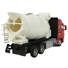 Mașină din aliaj: Camion de beton cu roți cu lumină și sunet în două variante 19cm 1buc imaginea 5