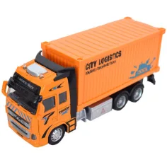 Mașină mare container vehicul cu lumini 1/38 imaginea 5