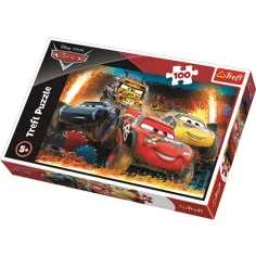 Mașini 3 puzzle de curse extrem 100buc - Trefl