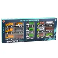 Mașini de muncă 9 bucăți set de vehicule