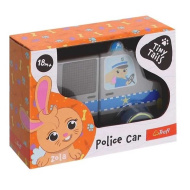 Mașinuță de poliție magnetică din lemn Tiny Tails - Trefl