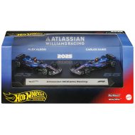 Mașinuță Hot Wheels F1 Pachet 2 bucăți - Williams: Sainz + Albon - Mattel