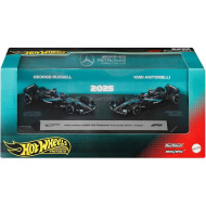 Mașinuță Hot Wheels F1 Pachet de 2 - Mercedes: Antonelli + Russell - Mattel