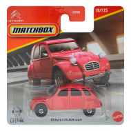 Matchbox: 1970 Citroën 2CV mașinuță roșie 1/64 - Mattel