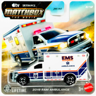 Matchbox A Film: Ambulanță RAM 2019 mașinuță 1/64 - Mattel