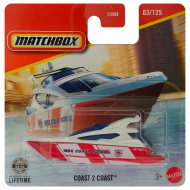 Matchbox: Coast 2 Coast navă de pază de coastă 1/64 - Mattel