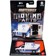 Matchbox Film: Ambulanță Dodge RAM 2019 cu deschidere 1/64 – Mattel