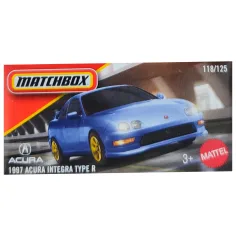 Matchbox: Mașină mică Acura Integra Type R 1997 în cutie de carton 1/64 - Mattel