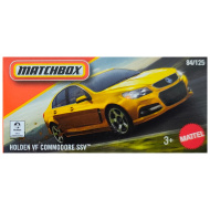 Matchbox: Mașinuță galbenă Holden VF Commodore SSV din carton 1/64 - Mattel