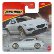 Matchbox: Mazda RX-8 2004 albă mașinuță 1/64 - Mattel