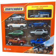 Matchbox: set de 8 mașinuțe cu automobil exclusiv Ford F250 Super Duty - Mattel