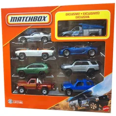 Matchbox: set de 8 mașinuțe cu un Ford F250 Super Duty exclusiv - Mattel