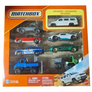 Matchbox: set de 8 mașinuțe cu un automobil exclusiv Jeep Wagoneer 2022 - Mattel