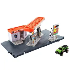 Matchbox: Set de joacă Action Drivers Stație de benzină - Mattel imaginea 2