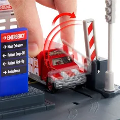 Matchbox: Set de joacă cu stația de salvare cu elicopter - Mattel imaginea 3