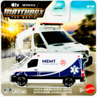 Matchbox Un Film: 2024 Mercedes-Benz Sprinter Ambulanță mașinuță 1/64 - Mattel