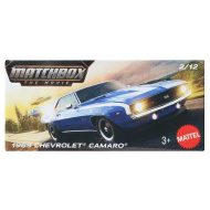 Matchbox Un Film: mașinuță Chevrolet Camaro 1969 din carton 1/64 – Mattel