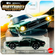 Matchbox Un Film: mașinuță Ford Mustang Fastback 1968, scară 1/64 - Mattel