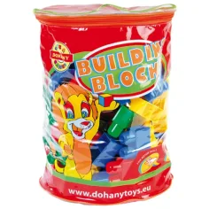 Maxi Blocks cuburi de construcţii 112 piese în săculeţ - D. Toys