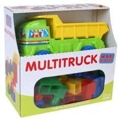 Maxi Blocks cărămizi de construcție cu camion - D-Toys