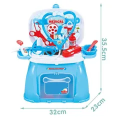 Medical Storage Chair în set transportabil 32x23x35,5cm imaginea 2