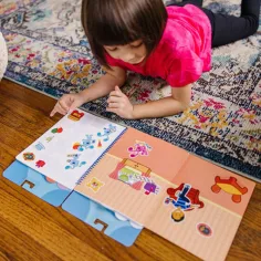 Melissa & Doug: Caiet cu autocolante reutilizabile Blue's Clues imaginea 3