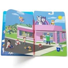 Melissa & Doug: Patrula Cățelușilor – caiet cu autocolante pufoase Golful Aventurii imaginea 2