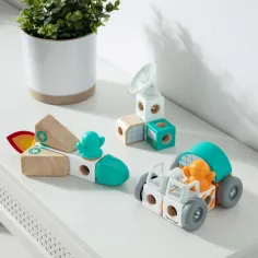 Melissa&Doug: Blockables - Set de joacă din lemn în spațiu - Spin master imaginea 3