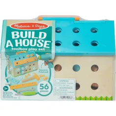 Melissa&Doug: Construiți o casă set de joc de 56 de piese - Spin Master imaginea 1