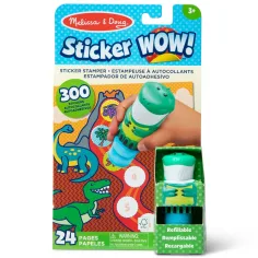 Melissa&Doug: Sticker WOW! Ștampilă cu autocolante – Dinozaur – Spin Master
