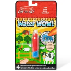 Melissa&Doug: Water WOW! desen cu apă - Fermă - Spin Master