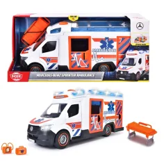 Mercedes-Benz Sprinter Ambulanță mașinuță cu lumini și sunete 35cm - Dickie Toys