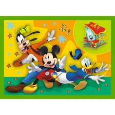Mickey Mouse și prietenii săi – puzzle 4 în 1 - Trefl imaginea 4
