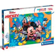 Mickey Mouse și prietenii Supercolor 104 bucăți puzzle - Clementoni