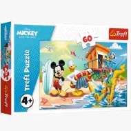 Mickey și prietenii la mal 60 bucăți puzzle - Trefl