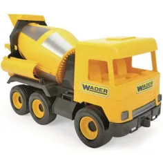 Middle Truck: Camion de beton 43cm galben - Wader