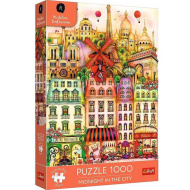 Miezul nopții la Paris puzzle premium de 1000 de piese - Trefl
