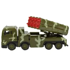 Military Force: Camion militar lansator de rachete off-road 16cm imaginea 3