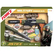 Military Force verde set de arme soldați cu sunete și lumini