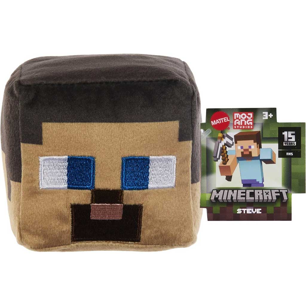 Minecraft Blocks pluș figură - figura Steve - Mattel imaginea 1