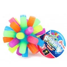 Minge luminoasă colorată în stil curcubeu 1buc imaginea 2