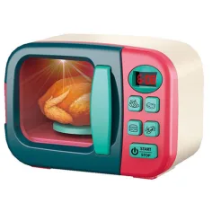 Mini Appliance cuptor cu microunde set de joacă cu lumini imaginea 2