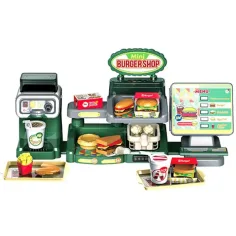 Mini Play Shop Fast Food set de joacă cu sunete și lumini 35 bucăți imaginea 2