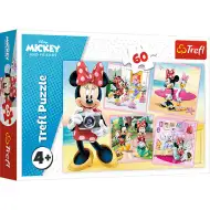 Minnie Mouse: Minnie simpatic puzzle 60 bucăți - Trefl