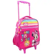 Minnie Mouse rucsac culoarea roz pentru grădiniță tip troller 27x10x31cm