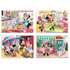 Minnie Mouse și prietenii 12,15,20,24bucăți 4 în 1 puzzle - Trefl imaginea 2