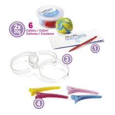 Modelight Bijoux set de făcut Brățară și Agrafă de păr set plastilină - Carioca imaginea 2
