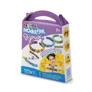 Modelight Bijoux set de făcut Brățară și Agrafă de păr set plastilină - Carioca